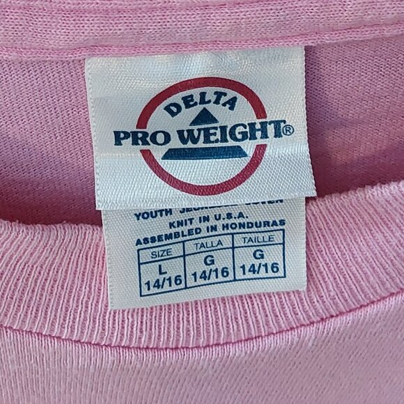 Girls Pink “Hawaii” Short Sleeve Graphic Tee – Size Large - Picture 2 of 5